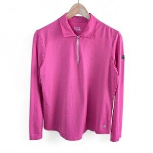 Bette & Court 1/4 Zip Pink Large